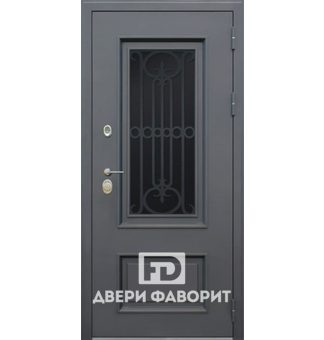 Дверь со стеклом и терморазрывом