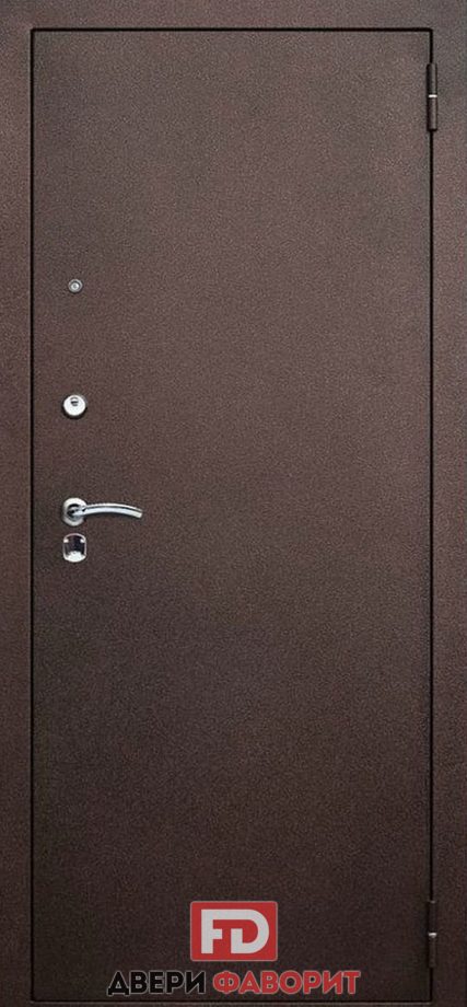 стальная дверь с цинкогрунтом и терморазрывом, модель для коттеджа