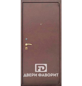 Дверь из стали в коттедж с цинкогрунтом