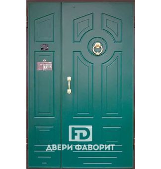 Дверь в подъезд с домофоном (МДФ)