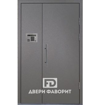 Дверь в подъезд с цинкогрунтом (домофон)