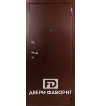 Дверь металлическая покрыта цинкогрунтом с терморазрывом