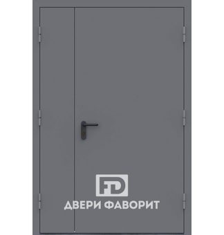 Парадная металлическая дверь на две квартиры