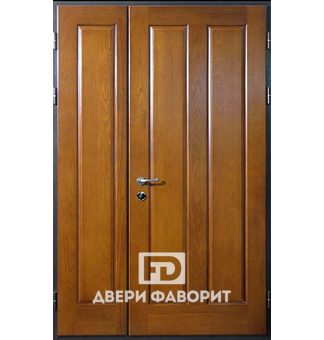 Дверь с раздельной ручкой на две квартиры