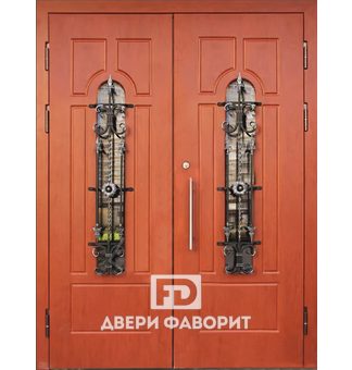 Дверь со стеклом на две квартиры