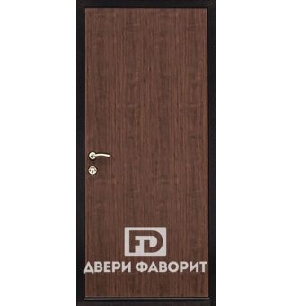 Недорогая дверь с двухсторонней отделкой ламинатом
