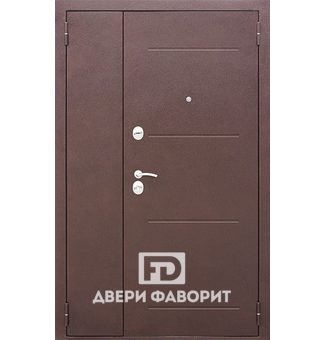 Недорогая двустворчатая антивандальная дверь