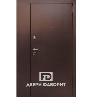 Недорогая тамбурная дверь с боковой вставкой