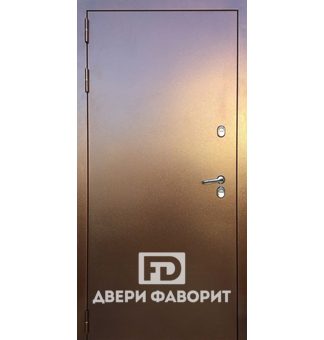 Стальная дверь с цинкогрунтом (без глазка)