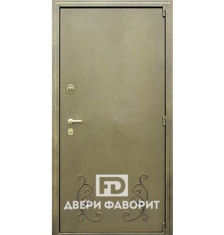Дверь в загородный дом (ковка)
