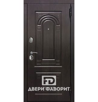 Стальная дверь в загородный дом с МДФ