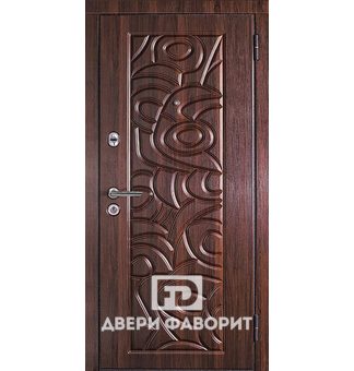 Стальная уличная дверь с шумоизоляцией (МДФ)