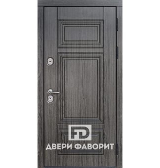 Дверь стальная уличная с отделкой винорит