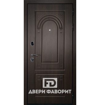 Стальная уличная дверь с виноритом
