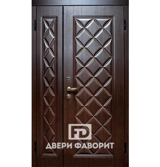 Дверь уличная двустворчатая с виноритом