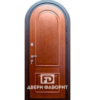 Арочная металлическая дверь