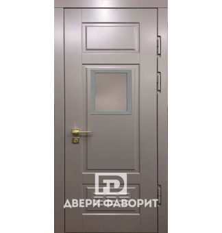 Дверь со стеклом для тех. помещения