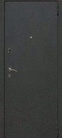 миниатюра - дверь в квартиру с порошком тёмного оттенка - МД-191 - kv037